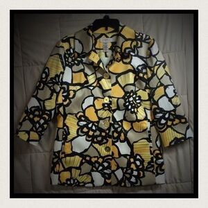 Covington Button Up 3/4 Sleeve Coat